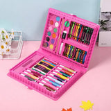 Kids Art Box, 68 Pcs Coloring Kit For Boys And Girl, Children Art Painting Set, Multi Color Children's Watercolor Pen Painting Set, Educational Learning Painting Stationery, Elementary School Art Tools