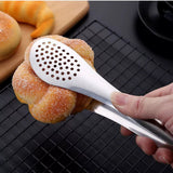 Stainless Steel Food Tong, Kitchen Utensil Buffet Cooking Tool, Anti Heat Pastry Bread Clip Clamp, BBQ Salad Tong Tool, Steak Clamp