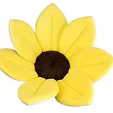 Foldable Flower Blooming Bath Tub, Baby Play Bath Sunflower Cushion Mat, Folding Non Slip Baby Bath Pad, Flower Shape Mat Sofa Seat