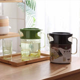 Durable Plastic Water Jug Glass Set, Large Capacity Transparent Sealed Water Jug, Large Capacity Water Container For Home
