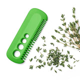 Vegetable Leaf Comb, Vegetable Herb Eliminator, Multifunctional Vanilla Peeler, Herb And Kale Stripping Comb, Creative Leaf Remover, Kitchen Vegetable Cutting Tool, Portable Household Gadget