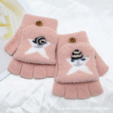 Winter Mittens Gloves for Baby Kids Toddler, Unisex Cute Warm Fleece Thick Thermal Gloves for Boys Girls