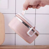 Stainless Steel Lunch Box, Eco Friendly Plastic Thermal Food Container, Stainless Steel Insulated Lunch Box, Bento Kitchen Food Container, Bento Box with Cover Sealed Lunch Box, Large Capacity Vacuum Insulation Boxes