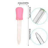 Baby Feeding Dropper, Silicone Soft Head Pipette Liquid Food Dropper, Kids Medicine Dropper, Children Food Dropper, Needle Feeder Squeezer