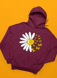Sunflower And Butterfly Winter Warm Hoodies And Sweatshirts