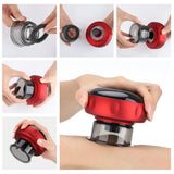 Electric Cupping Massager, Anti Cellulite Wireless Massager, 3 In 1 Electric Handheld Dynamic Suction Massager, Electric Anti Cellulite Suction Cup, Vacuum Cupping Massager, Guasha Scraping Fat Burner Device