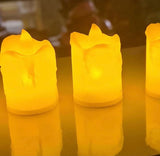 Set Of 3 Flameless LED Tea Light Tea Candles, Flameless Flickering Candle Lamp Lights
