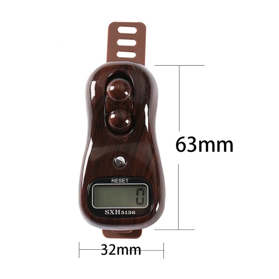 Digital Finger Counter, Portable Handheld Electronic Counters, Electric Ring Rosary Finger Tally Counter With Beep Sound,  LED Digital Tasbeeh, Muslim Prayer Mini Ring Digital Tasbeeh, Electronic Rosary Hand Tally Counter