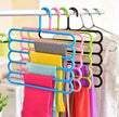 5 Layer Colorful Hanger, Multifunctional Clothes Hanger, Pants Hangers, Holders Trousers, Hanger Storage Rack, Clothes Hanger, Wardrobe Closet Organization, Clothing Hangers
