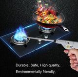 Manual Gun Lighter, Electronic Fire Pulse Ignitor, Metal Spark Stove Lighter, Kitchen Gun Gas Lighter, Fire Starter Spark Gas Burner, Pistol Shape Stainless Steel Igniter Spark Lighter for Kitchen