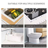 Kitchen Sink Waterproof Tape, 5 Meter Anti-mold Waterproof Tape, Bathroom Countertop Toilet Gap, Self-adhesive Seam Stickers, Bath Sealing Strip Tape, Self Adhesive Waterproof Wall Sticker Sink Edge Tape