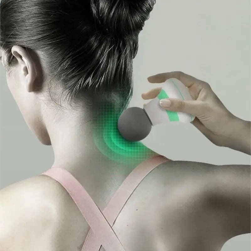 Mini Therapy Massager, Mini Pocket Electric Fascial Massager, Mini Handheld Massager, Electric Muscle Percussion Device, Portable Mini Frequency Massage Gun