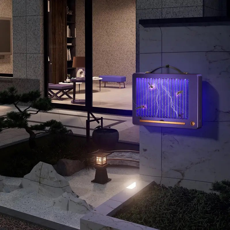 Wall Mounted Mosquito Killer Lamp, Electric Shock LED Insect Mosquito Trap, Insect Repellent Desk Lamp, Anti Mosquitoes Desktop Lamp, Portable Mosquito Insect Wave Bug Zapper, Outdoor Indoor LED Mosquito Eliminator
