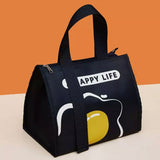 Cartoon Portable Thermal Lunch Bags For Food Storage, Waterproof Handbag, Travel Picnic Pouch Insulated Cooler Bento Bag