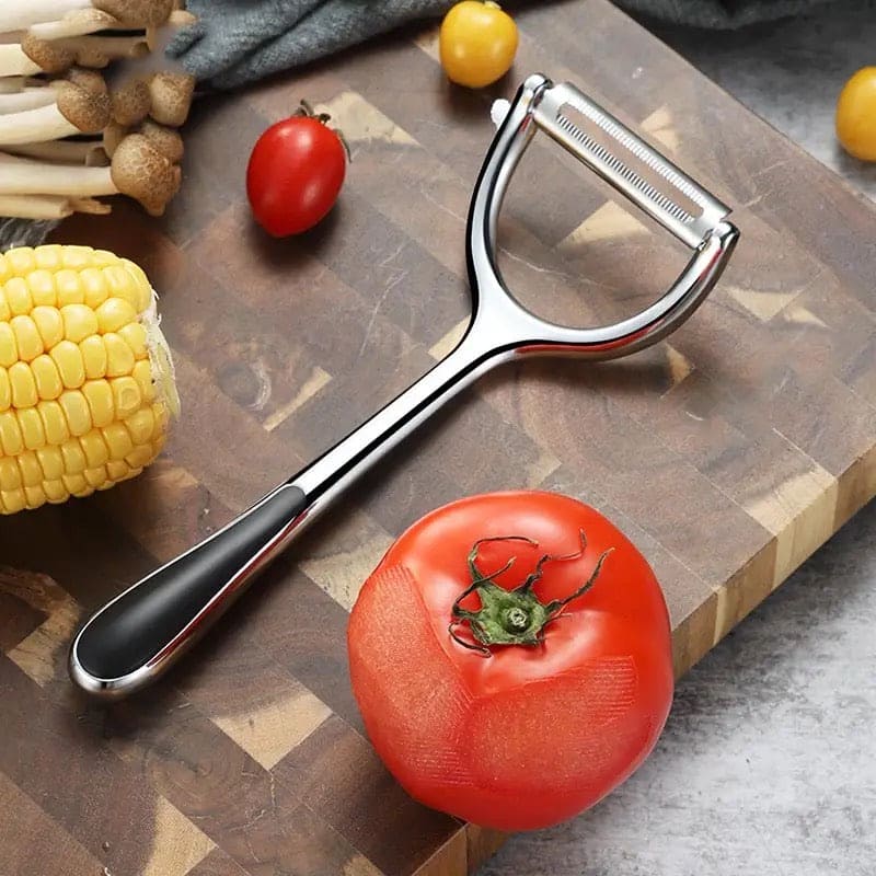 Stainless Steel Y Shaped Peeler, Vegetable Fruit Peeler, Ilium Vegetable Peeler, Stainless Steel Fruit Peelers For Kitchen, Ergonomic Non-Slip Grip Peeler