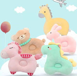 Lovely Cartoon Baby Shaping Pillow, Soft Breathable Infant Toddler Headrest Baby Pillows, Cartoon Anti-fall Toddler Cushion Travel Pillow, Baby Memory Foam  Pillow With Hole, New Born Baby Comfy Sleep Pillow