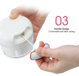 Mini Chopper, Multifunctional Hand Held Vegetable Chopper, Hand Pull String Food Chopper, Manual Food Processor