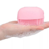 Square Bath Brush, Soft Silicone Baby Bath Brush, Massage Baby Cleaner, Dispenser Brushes, Squares Bath Brush