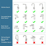 360 Robotic Arm Faucet Sprayer, Universal Rotation Faucet Sprayer, Faucets Aerator Bubbler Nozzle, Sink Face Wash Attachment, Aerator Bathroom Kitchen Sink Faucet Sprayer, Multifunctional Extension Faucet Aerator for Bathroom Kitchen Sink