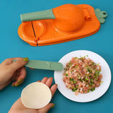 Raddish Dumpling Maker, 2 in 1 Dumpling Maker, Dumpling Moulds Machine, Manual Dough Presser, Dumpling Skin Wrapper Mold, Dough Press Maker, Dumpling Skin Maker Dumpling Mold, Manual Tortilla Maker, Kitchen Dumpling Making Tool