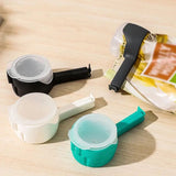 Snack Sealing Clip, Seal Pour Food Storage Bag Cap Clip, Food Sealer Clamp, Round Mouth Effect Clip Kitchen Tool,  Multifunction Seal Pour Food Storage Bag Clips, Moisture Sealing Snack Storage Container Clips, Home Food Close Clip Seal