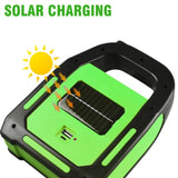 3 In 1 Solar Lantern, USB Rechargeable Hand Lamp, Handheld Work Light Flashlight, Multifunctional Waterproof Emergency Handheld Lamp, 3 Light Spotlight