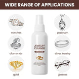 Fine Jewelry Liquid Cleaner, 100ml Jewelry Cleaner, Diamond Silver Gold Jewelry Cleaning Spray, Jewelry Polish Cleaner,  Silver Gold Brass Jewelry Cleaner Cleaning Spray, Multipurpose Spray Cleaner