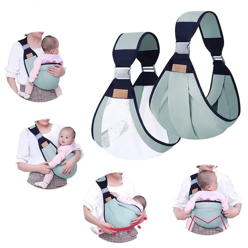 Baby Cling Wrap, Multifunctional Baby Carrier Ring Sling, Carrier Comfortable Infant Kangaroo, Baby Toddler Carrier, p Seat For Newborn Multi-function Infant Sling Carrier