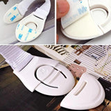 Set Of 3 Child Lock Protection | Locking Doors For Children's Safety | Kids Safety Plastic Protection Lock