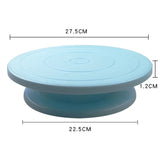 Cake Turntable Stand, Rotating Stable Anti-skid Round Cake Table, Cake Decorating Rotary Table, Kitchen Baking Tool, Revolving Dessert Serving Plate