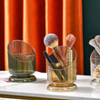 Luxury Striped Lines Pen Holder, Lipstick Brush Pen Holder, Women Make Up Brush Holder, Makeup Brush Pot, Lipstick Stand, Stationary Holder for Women