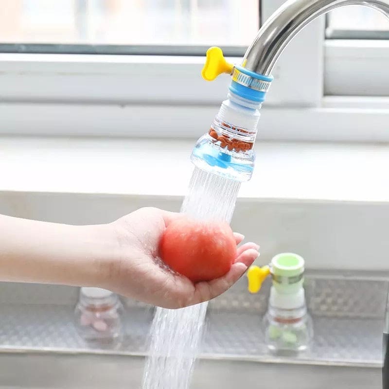 Fan Water Saving Tap, 360˚ Degree Rotatable Water Saving Tap, Durable Faucet Filter Nozzle, Tap Aerator Diffuser Faucet Nozzle Filter Adapter
