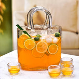 Stylish Glasses Straw with Elegant Handbag, 500ml Compatible with for All Fruit Juices & Cocktails