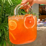 Stylish Glasses Straw with Elegant Handbag, 500ml Compatible with for All Fruit Juices & Cocktails