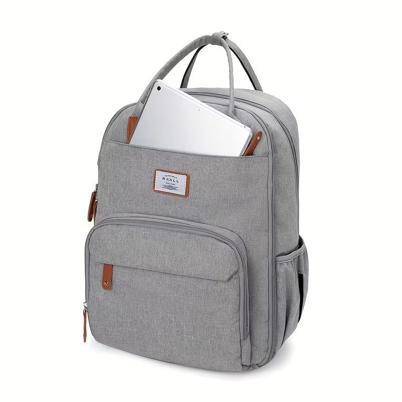 Multifunctional Travel Backpack Diaper Bag Diaper Changing Bag, Large Capacity, Fashion Hand Carry Double Shoulder Mommy Bag