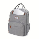 Multifunctional Travel Backpack Diaper Bag Diaper Changing Bag, Large Capacity, Fashion Hand Carry Double Shoulder Mommy Bag