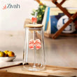 Glassium Bow Mug With Straw - 500Ml