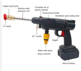 Cordless Pressure Washer Gun with Battery & Carry Case | Portable High Pressure Car Washer Spray Gun