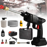 Cordless Pressure Washer Gun with Battery & Carry Case | Portable High Pressure Car Washer Spray Gun