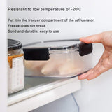 Set Of 3 Acrylic Food Container, Food Vegetable And Fruit Storage Box, Refrigerator Acrylic Meal Prep Containers, Multifunctional Reusable Food Storage Box With Lid