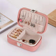 Mini Rectangular Leather Jewellery Box, Mini Macaron Jewelry Box, Double Layer Jewellery Storage Box, Travel Jewellery Ornaments Storage Case, Multifunction Necklace Earring Storage Case, Jewellery Display Case