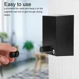 Retractable Clothesline 4.2M Wall Mounted Stainless Steel Laundry Drying Line | Space Saving Indoor & Outdoor Clothes Drying Rope