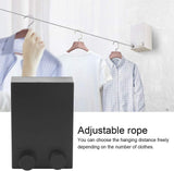 Retractable Clothesline 4.2M Wall Mounted Stainless Steel Laundry Drying Line | Space Saving Indoor & Outdoor Clothes Drying Rope