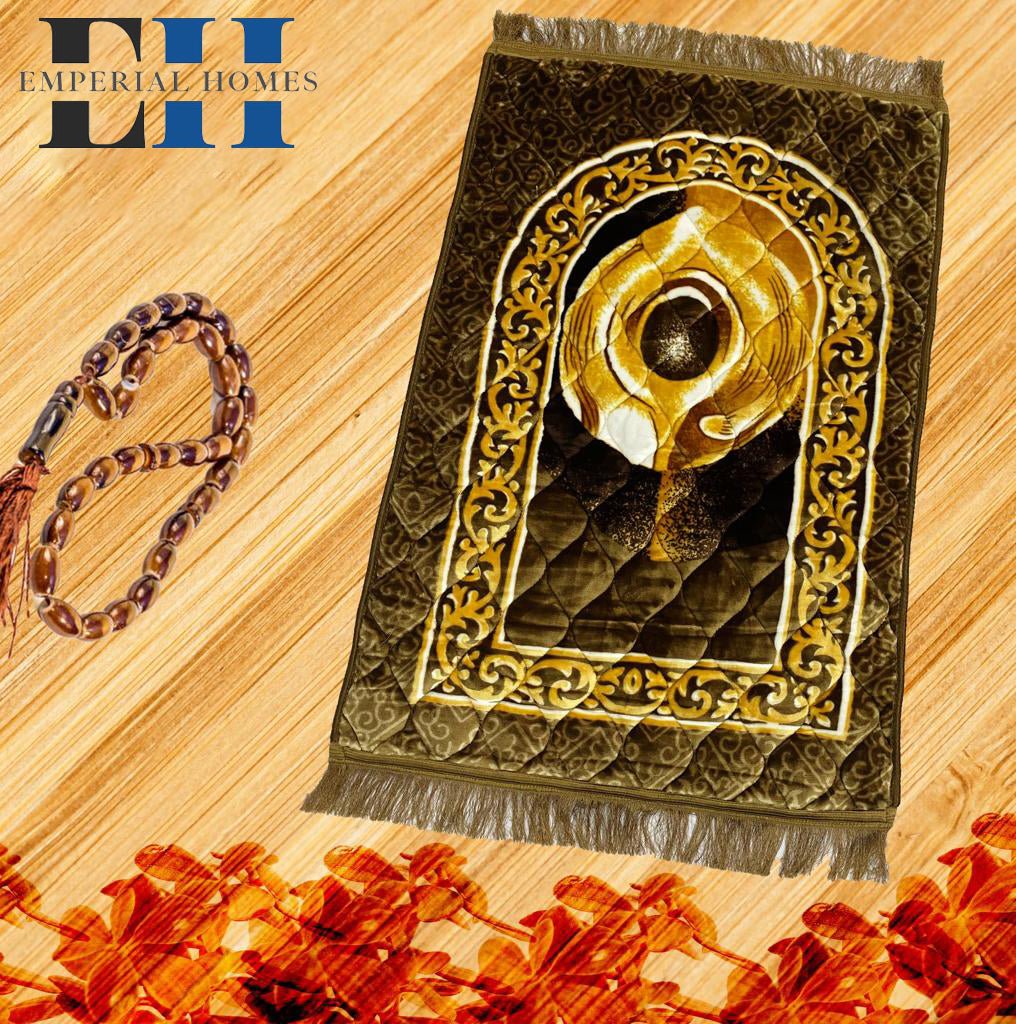 Jaye Namaz Royal – Premium Velvet Prayer Mat with Foam Cushioning