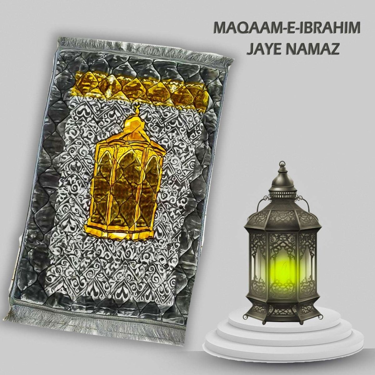 Jaye Namaz Royal – Premium Velvet Prayer Mat with Foam Cushioning