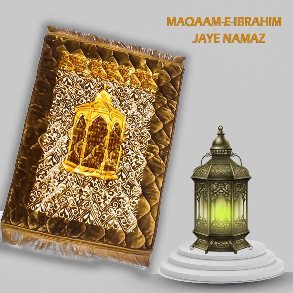 Jaye Namaz Royal – Premium Velvet Prayer Mat with Foam Cushioning