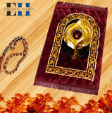 Jaye Namaz Royal – Premium Velvet Prayer Mat with Foam Cushioning