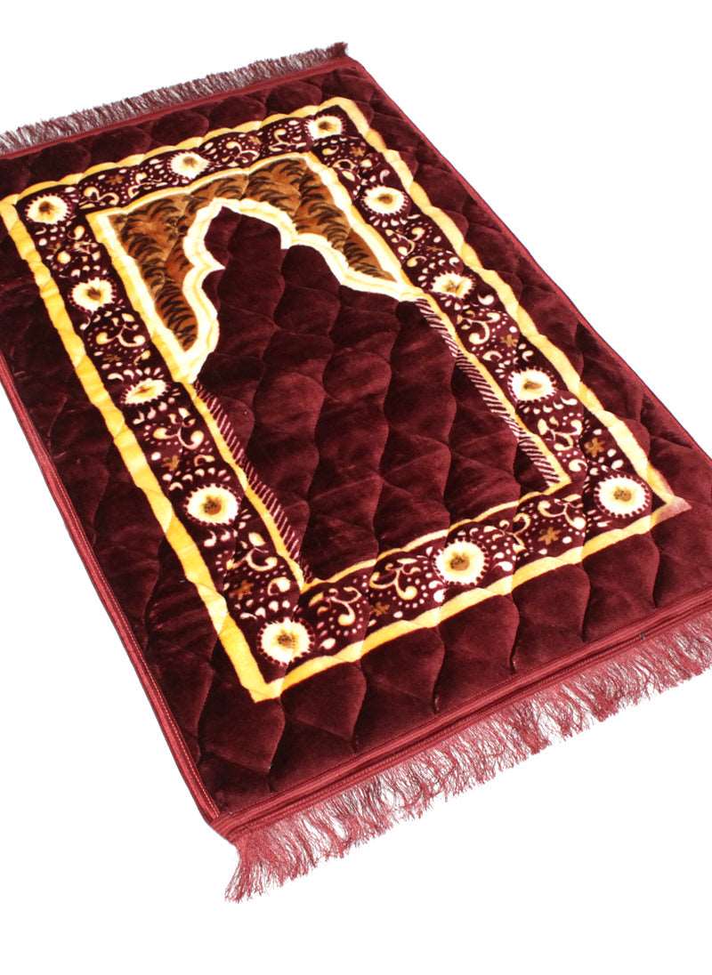 Jaye Namaz Royal – Premium Velvet Prayer Mat with Foam Cushioning