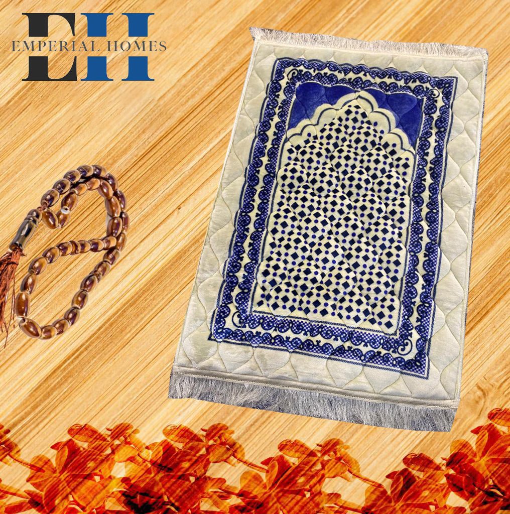 Jaye Namaz Royal – Premium Velvet Prayer Mat with Foam Cushioning