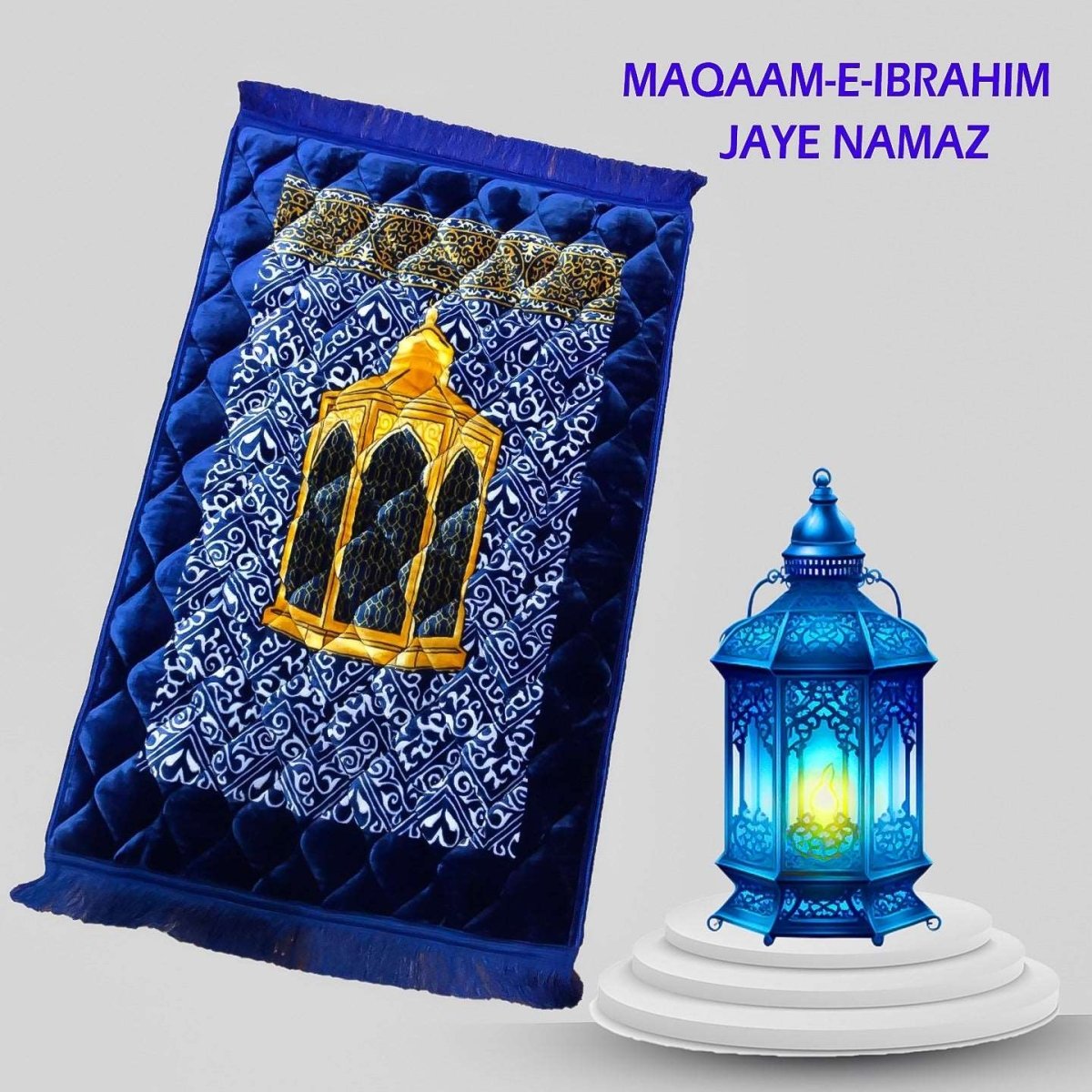 Jaye Namaz Royal – Premium Velvet Prayer Mat with Foam Cushioning